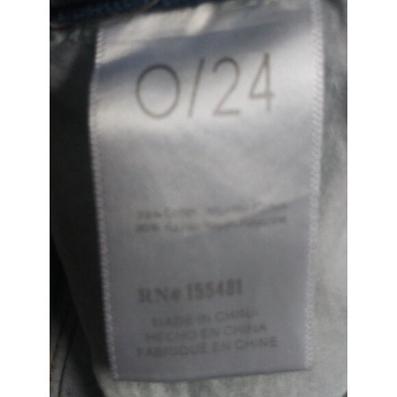 NWT Women's Mom Jeans Sz 0/24 Simple Society Must have Blue Ankle Darts distress - Picture 9 of 12